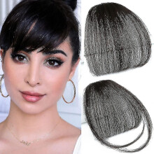 Clip In Bangs Human Hair Bangs Thin Bangs Fringe Bangs Clip On Hairpiece Clip On Air Bangs