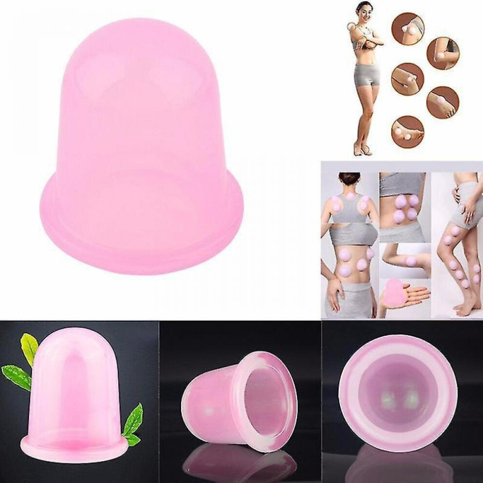 Hkhbjs Pink Full Body Vacuum Massager Silicone Cup Anti Cellulite Relieve Physical Fatigue