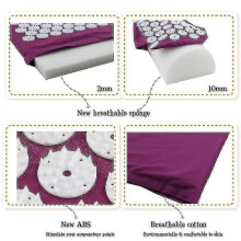 Massage Yoga Mat Acupressure Mat Relieve Stress Back Body Pain Spike Mat Massager Cushion