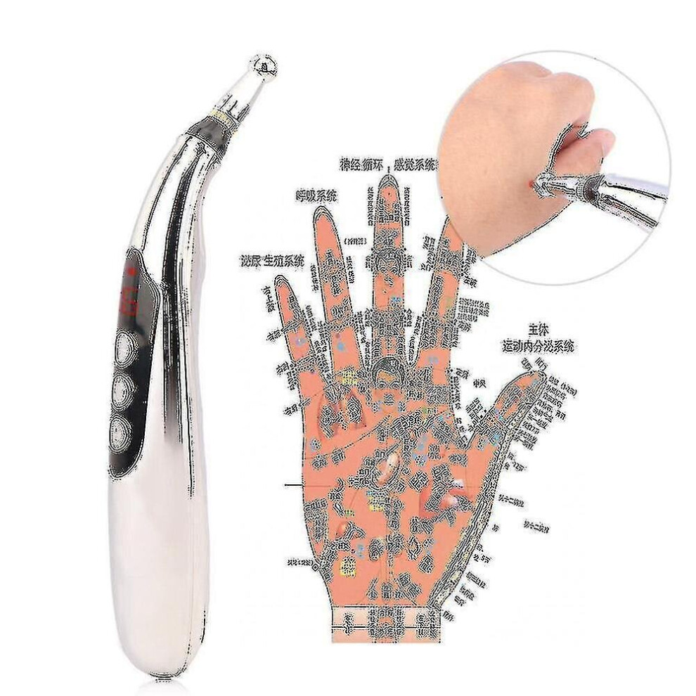 Hkhbjs 5 In 1 Electric Acupuncture Pen Meridians Laser Therapy Heal Massage