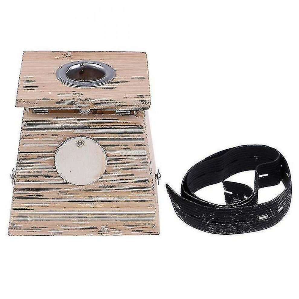 Hkhbjs Bamboo Moxa Moxibustion Box Acupuncture Relaxation Roller Stick Holder