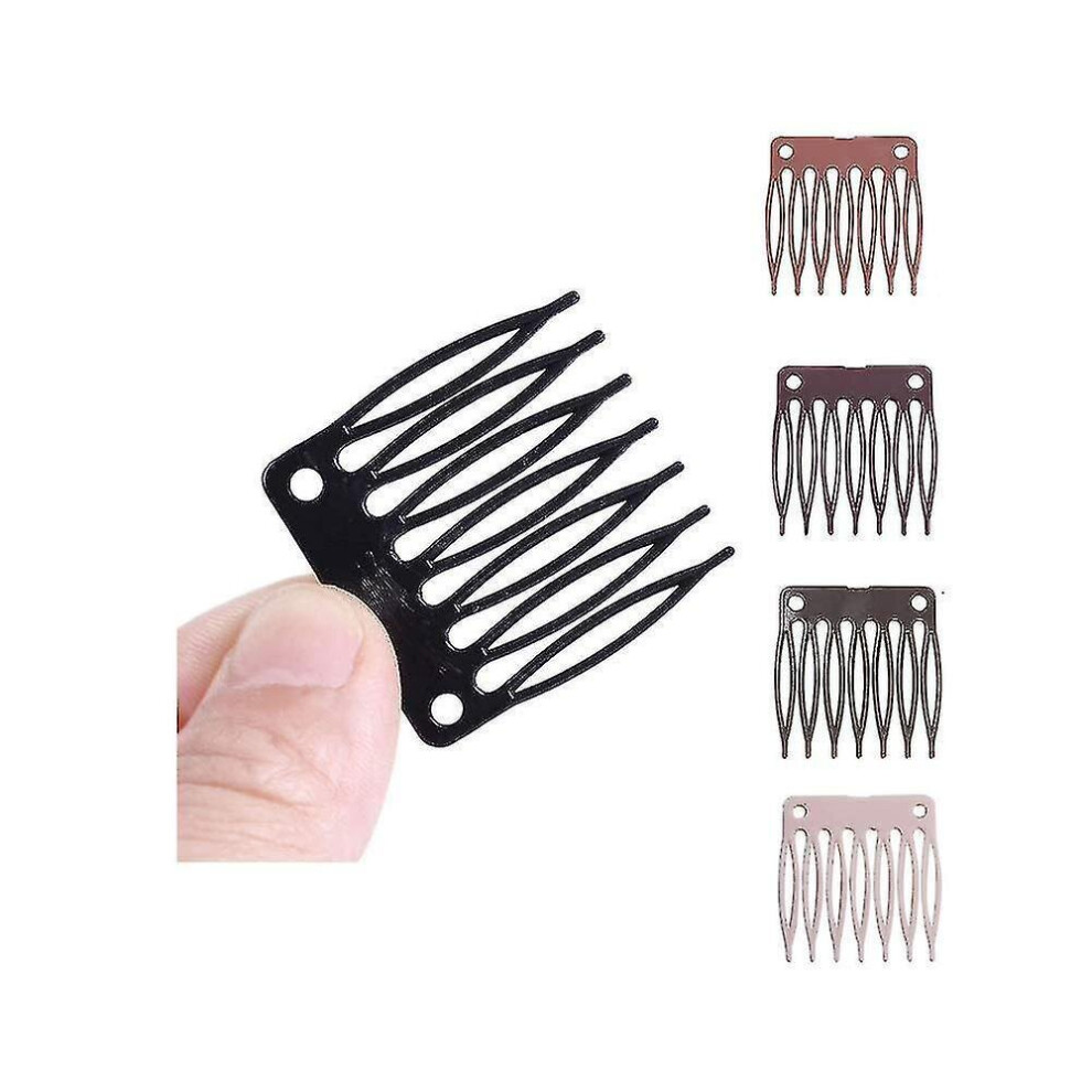 Hkhbjs Unisex Not,Specified 50Pcs/Lot Hair Combs Wig Plastic Combs And Clips For Wig Cap Wig Combs For Making Wigs 7-Teeth Hair