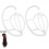 Hanging Wig Stands, Wig Hangers For Wigs, 2 Pack 1