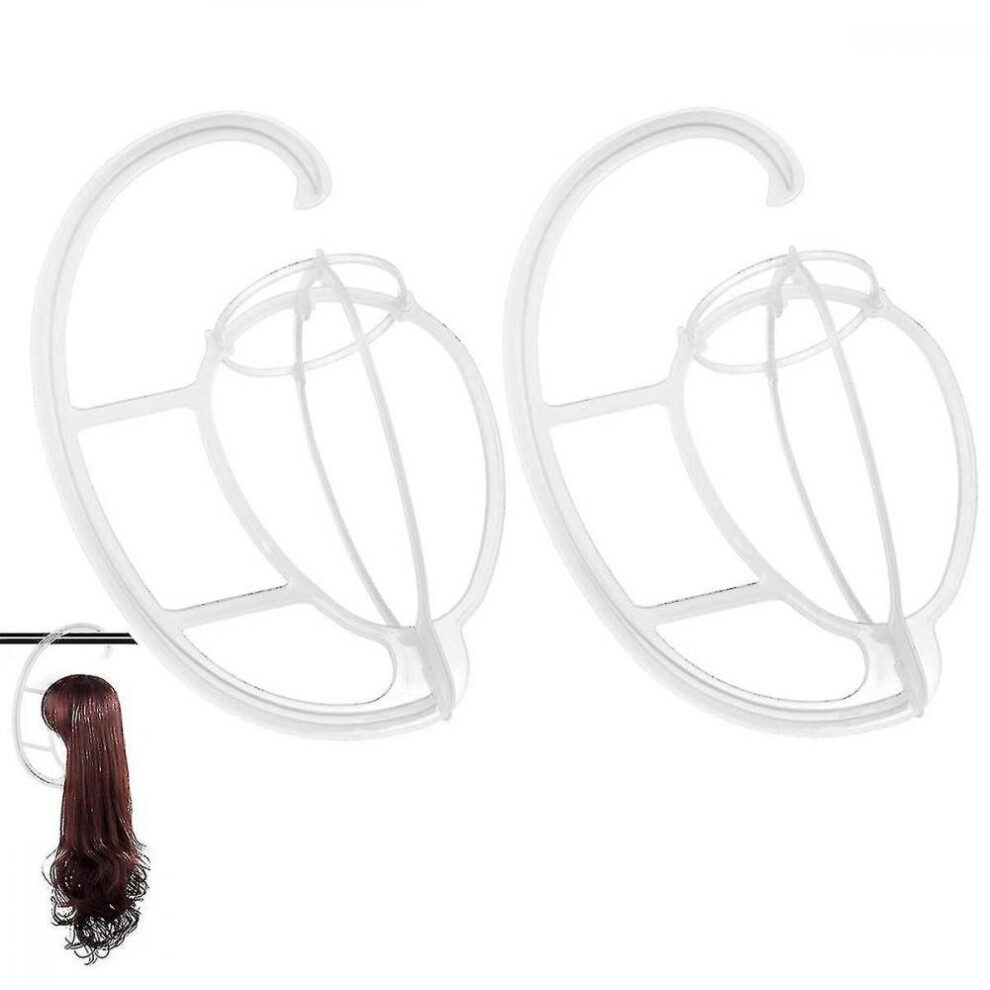 Hkhbjs Hanging Wig Stands, Wig Hangers For Wigs, 2 Pack
