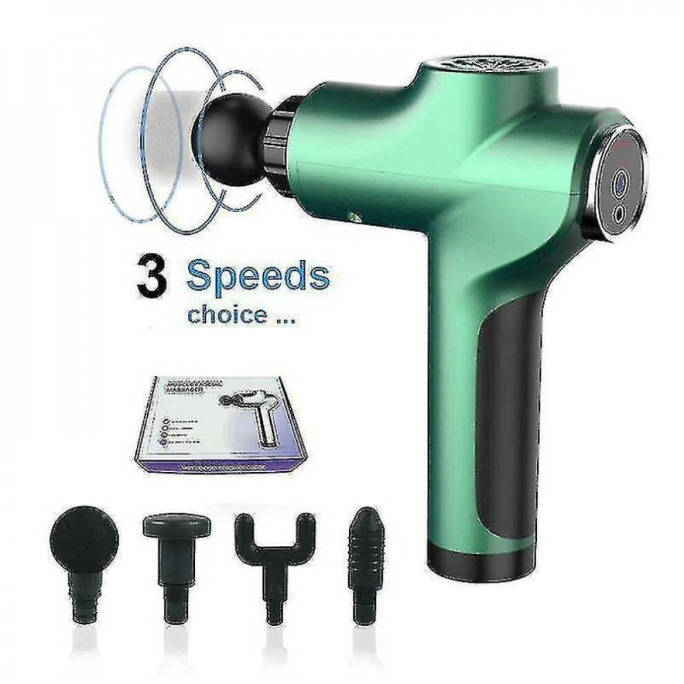 Hkhbjs Green Massage Gun Muscle Massager Gun Usb Charging Vibrating Massager For Muscles