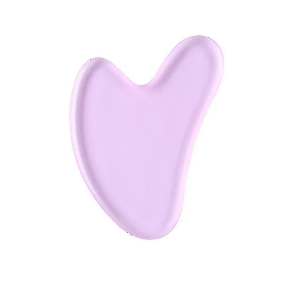 Natural Jade Stone Guasha Board Body(light Pink)