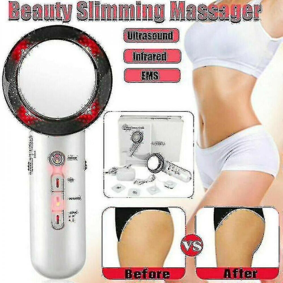 Hkhbjs 3 In1 Ultrasonic Cavitation Fat Cellulite Remover Body Slimming Massag