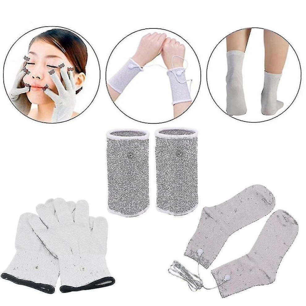 Hkhbjs Electrical Muscle Relax Stimulator Therapy, Massager 16 Pads Pulse Tens