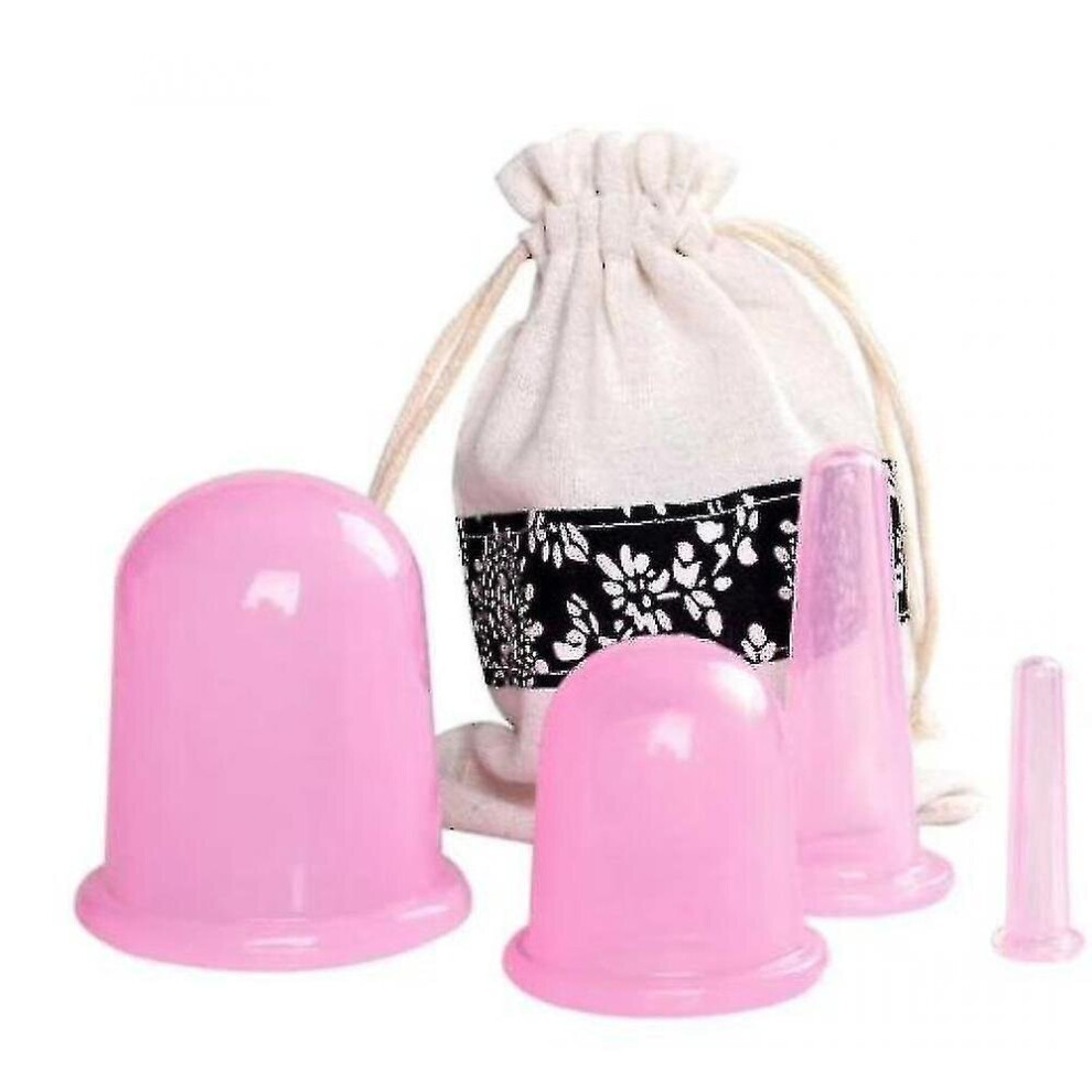 Hkhbjs Purple 7Pcs Set Silicone Anti Cellulite Cup Vacuum Massage Suction Cups(Purple)