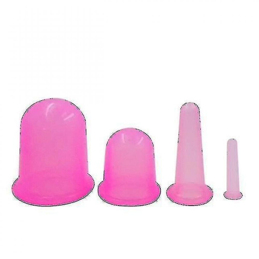 Silicone Vacuum Cupping Cans For Face Massager Massage Ventosa Suction Cup Facial Massage Cans Jars