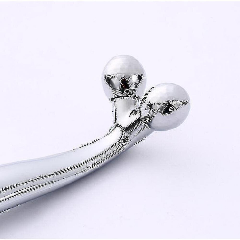 Y Shape, Face Massage Roller- Skin Health Care Toolsilver