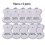 Self Adhesive Replacement Tens Electrode Pad(10pcs 5.5x8cm) 1