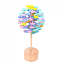 Wooden Decompression Stick Artifact-rotating Lollipop