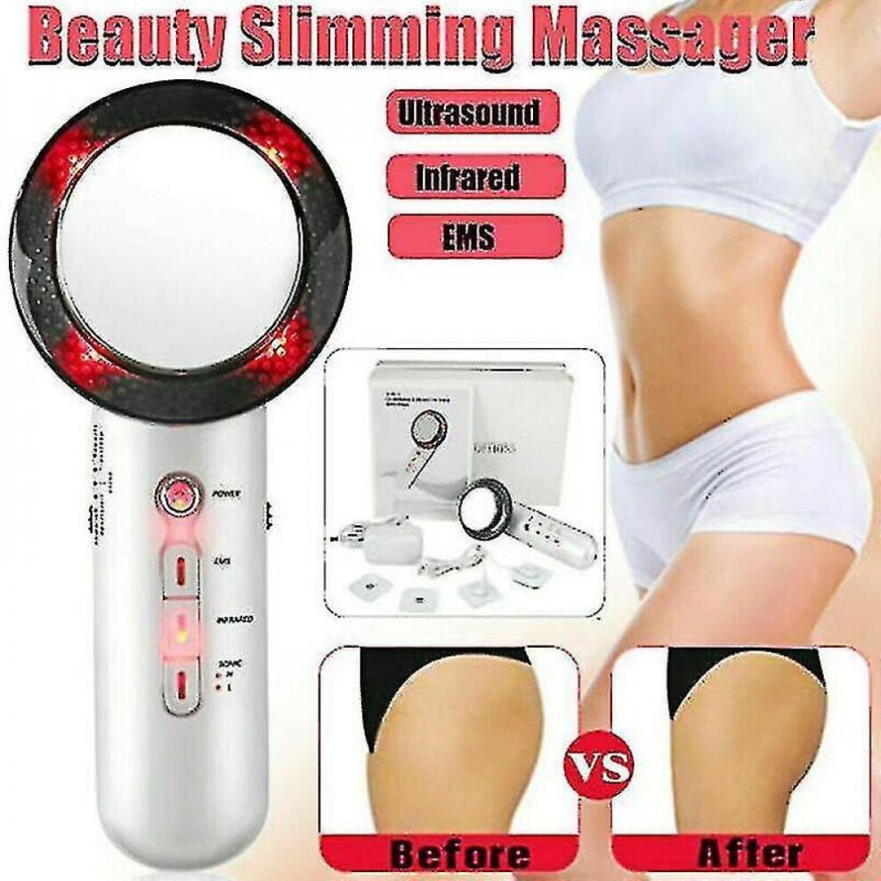 Hkhbjs 3 In1 Ultrasonic Cavitation Fat Cellulite Remover Body Slimming Massager Machinemt