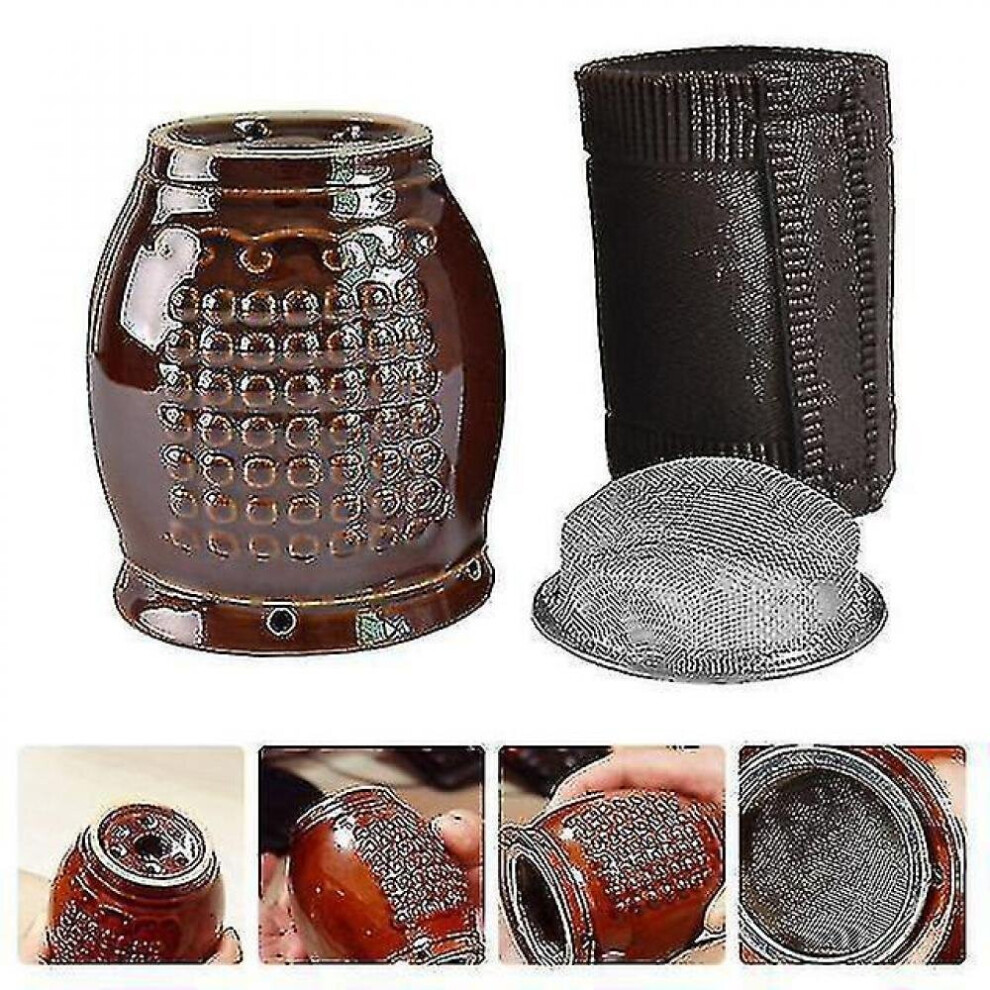 Hkhbjs Portable Moxibustion Box Ceramic Moxibustion Scraping Can Moxa Burning Tool