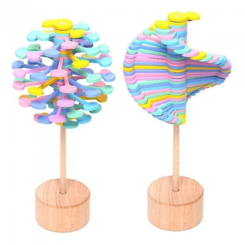 Wooden Decompression Stick Artifact-rotating Lollipop 2