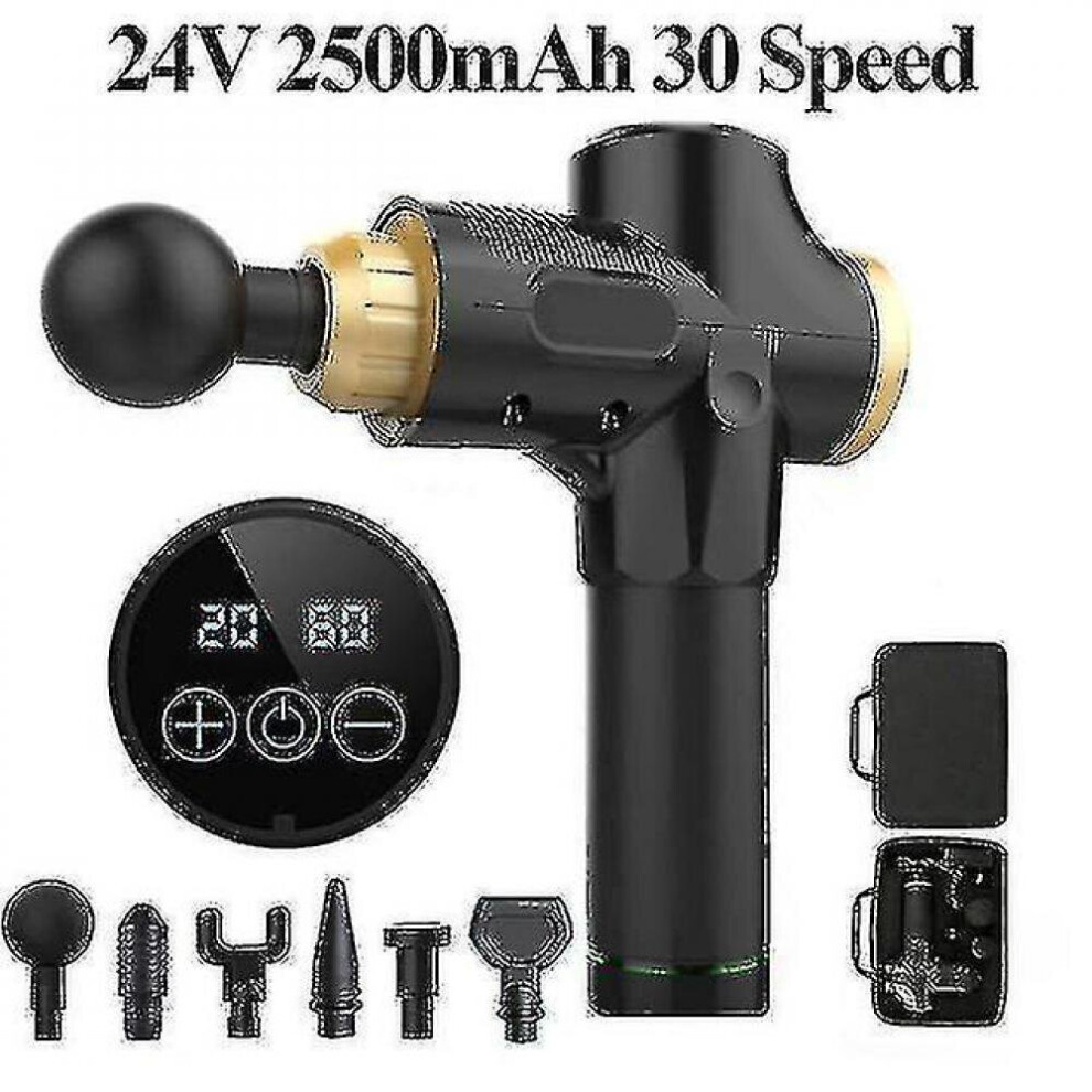 Hkhbjs Profession Massage Gun Full Body Muscle Deep Fascia Massager Muscle Pain Exercising Relaxation