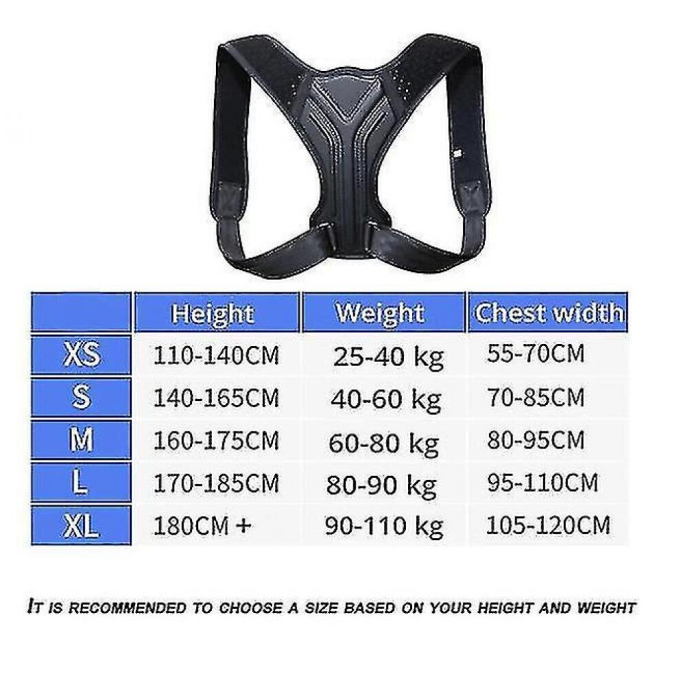 Hkhbjs Posture Corrector Back Brace Adjustable Posture Brace For Upper Back Shoulder