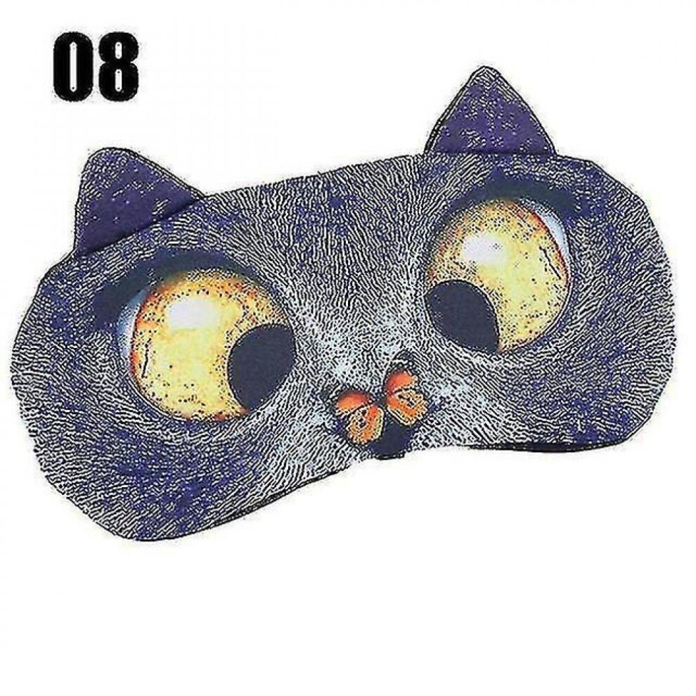 Hkhbjs Cute 3D Sleep Mask - Soft Portable Blindfold Eye Mask For Sleeping