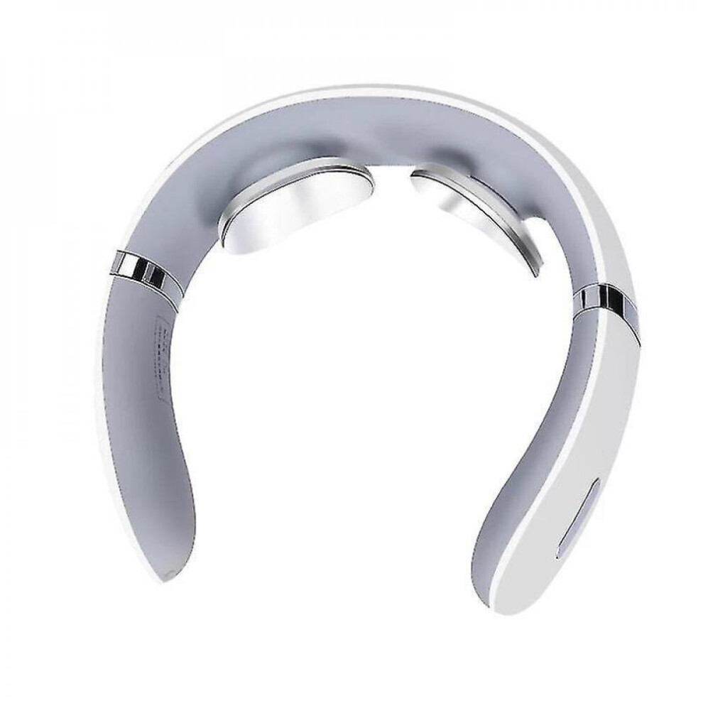 Smart Electric Neck Massager Shoulder Body Massager Low Frequency Magnetic Therapy Color White