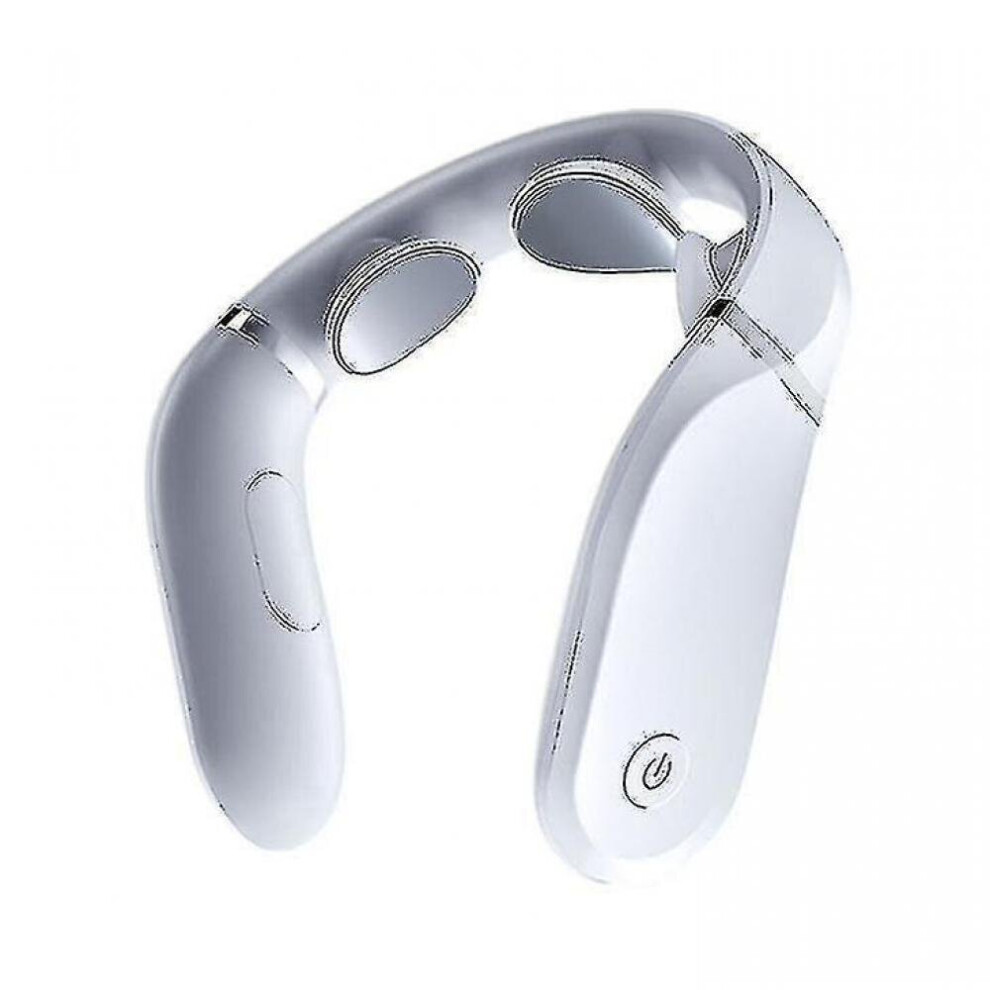 Hkhbjs White Multifunctional Wireless Spine Neck Massager