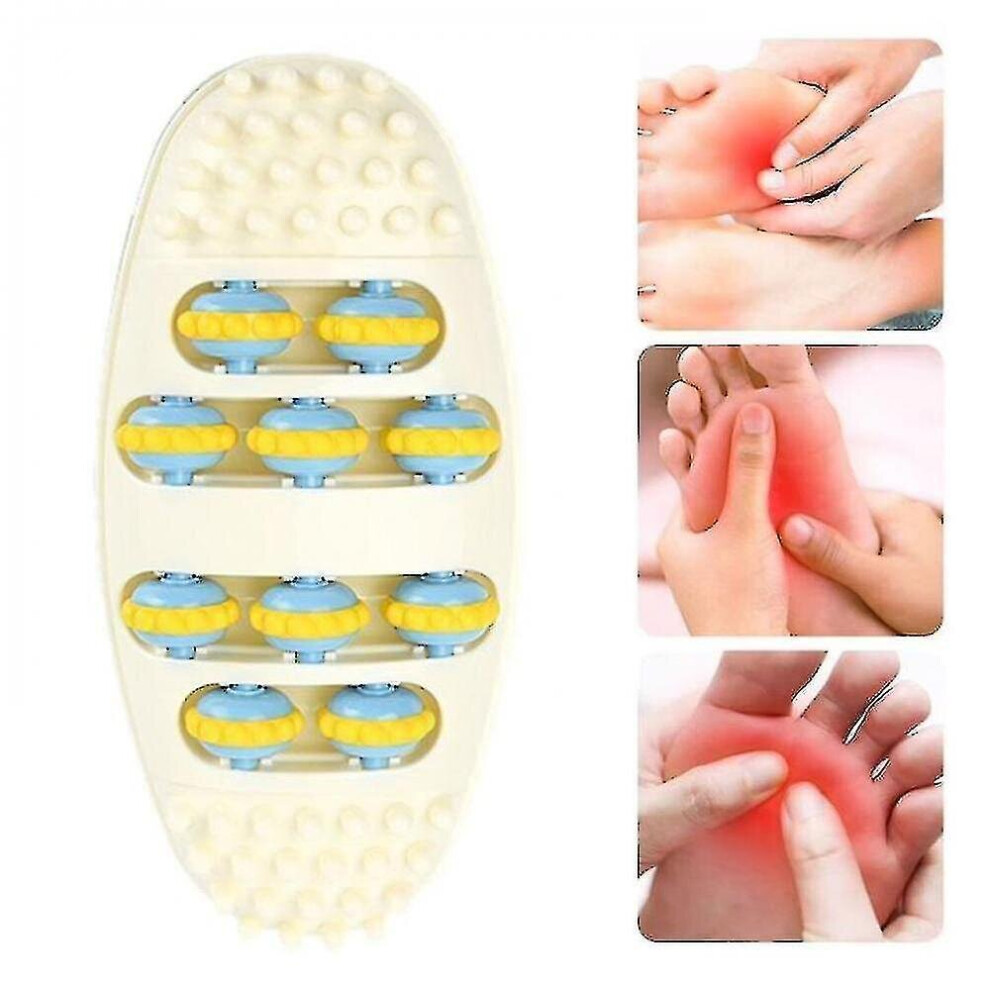 Hkhbjs Roller Wheel Feet Massager Acupuncture Point Massage Therapy Roller Foot Care