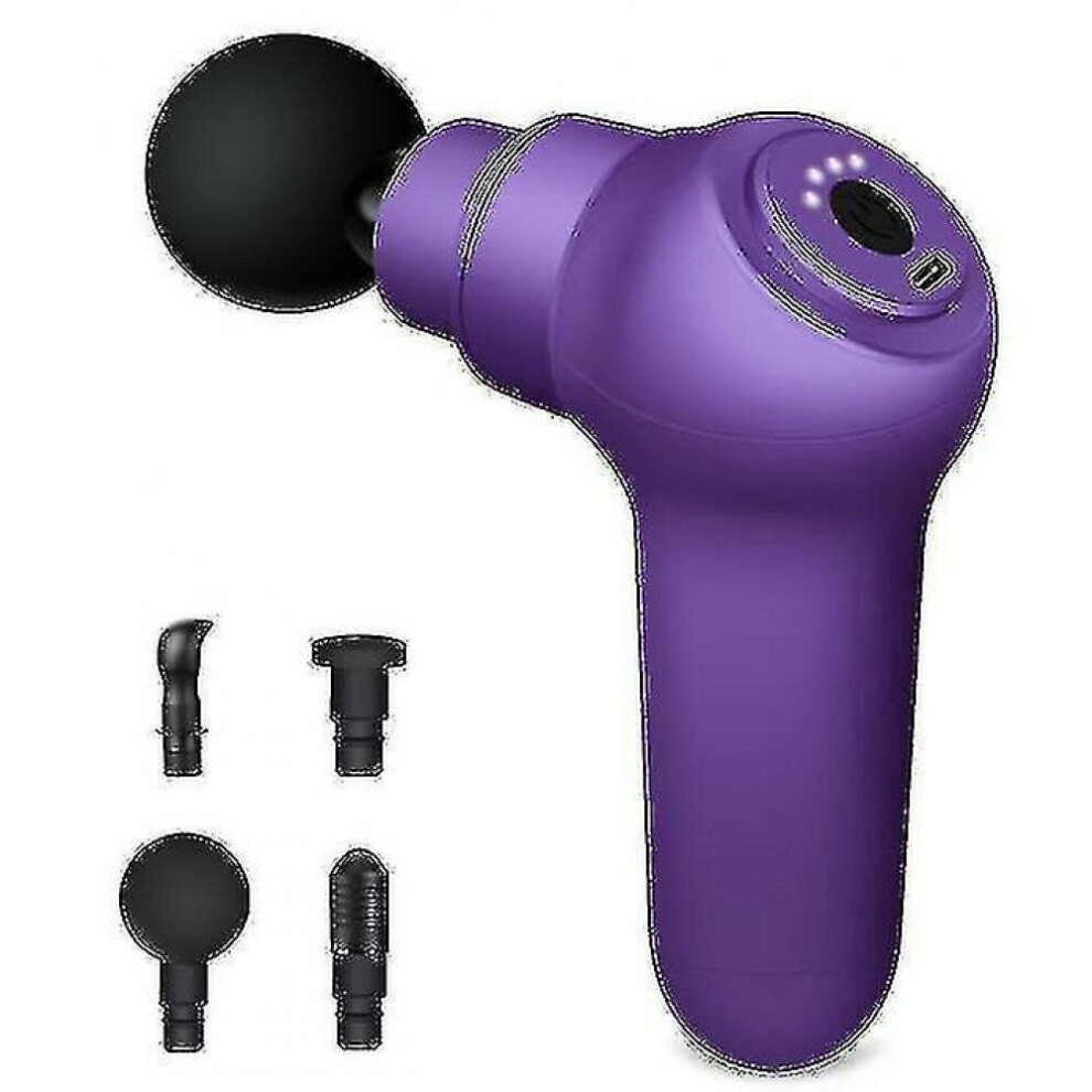 Hkhbjs Muscle Relax Massager Usb Charging Electric Massage Gunpurple