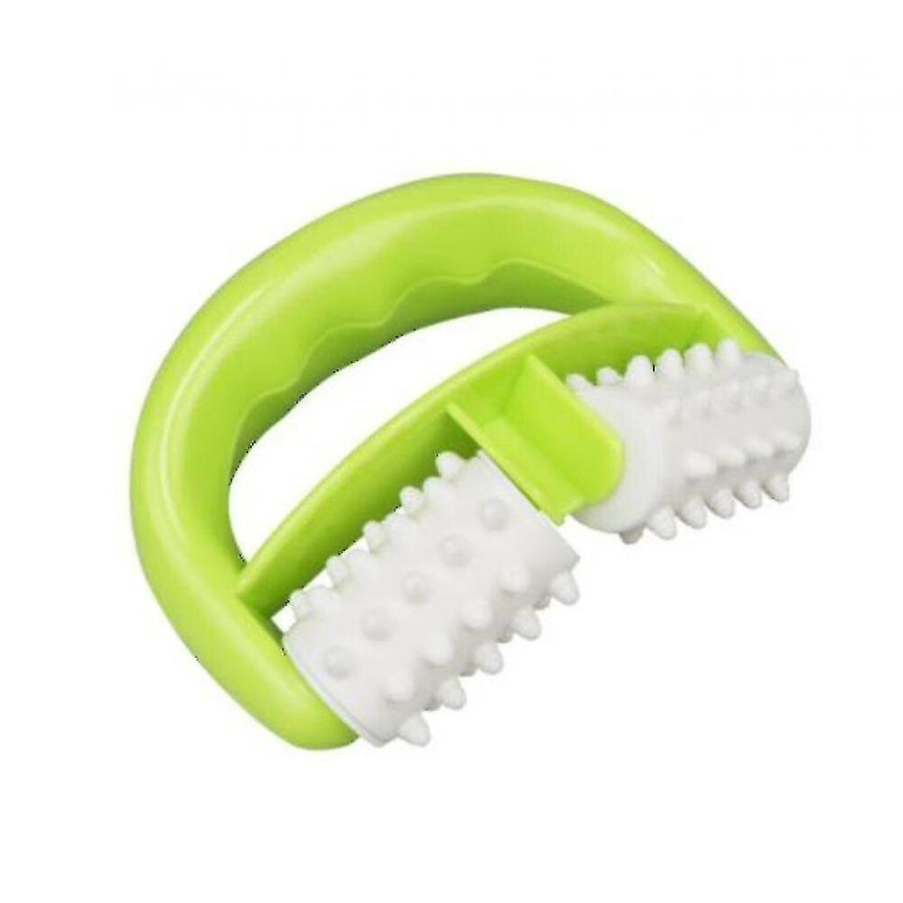 Hkhbjs Blue/Red Anti Cellulite D Type Fat Control Roller Massager(Red)