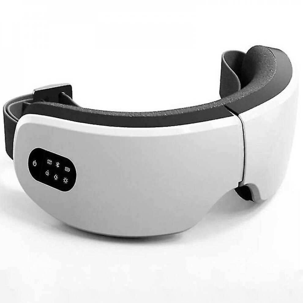 Hkhbjs 4D Electric Intelligent Eye Massager With Bluetooth Vibrating Heat Massage To Eliminate Eye Fatigue Dark