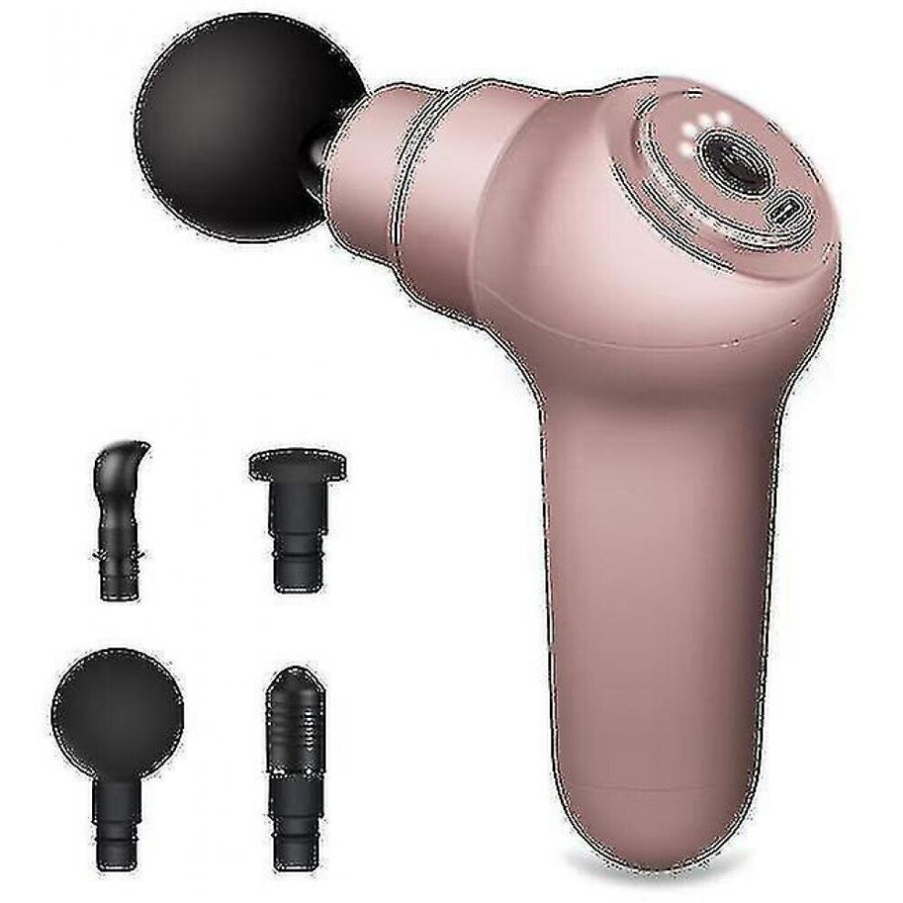 Hkhbjs Muscle Relax Massager Usb Charging Electric Massage Gunpink
