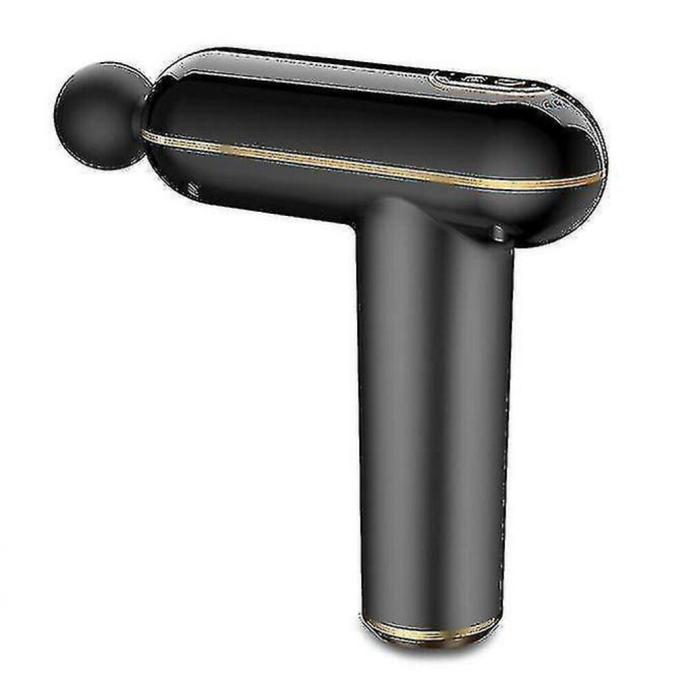 Hkhbjs 19X17.2x5.7cm Black Portable Fitness Equipment Fascia Gun Electric Massage Gun Muscle Relaxation