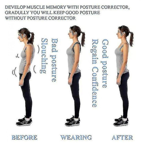 Adjustable Back Posture Corrector Clavicle Back Shoulder Posture Correction 1
