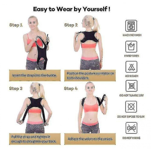 Adjustable Back Posture Corrector Clavicle Back Shoulder Posture Correction 2