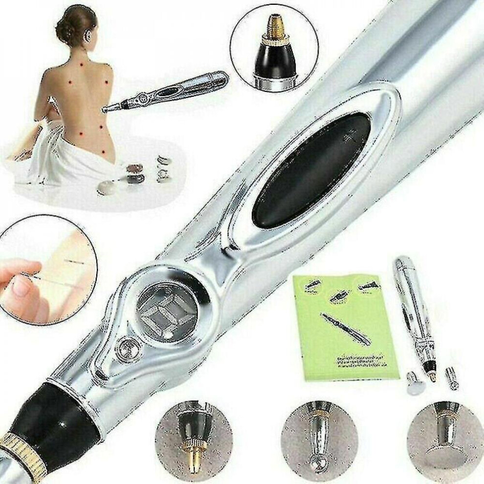 Electronic Acupuncture Pen Portable Meridian Body Massager Pain Relief Therapy Redmiter