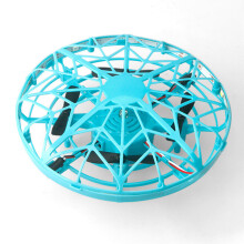 (Green) Hand Operated LED Children's Toy Drone