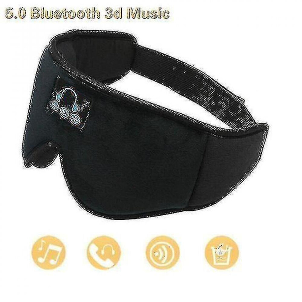 Hkhbjs For Wireless Bluetooth 5.0 Eye Mask 3D Stereo Call Sleep Goggles Do Press Ears|Eye Massage