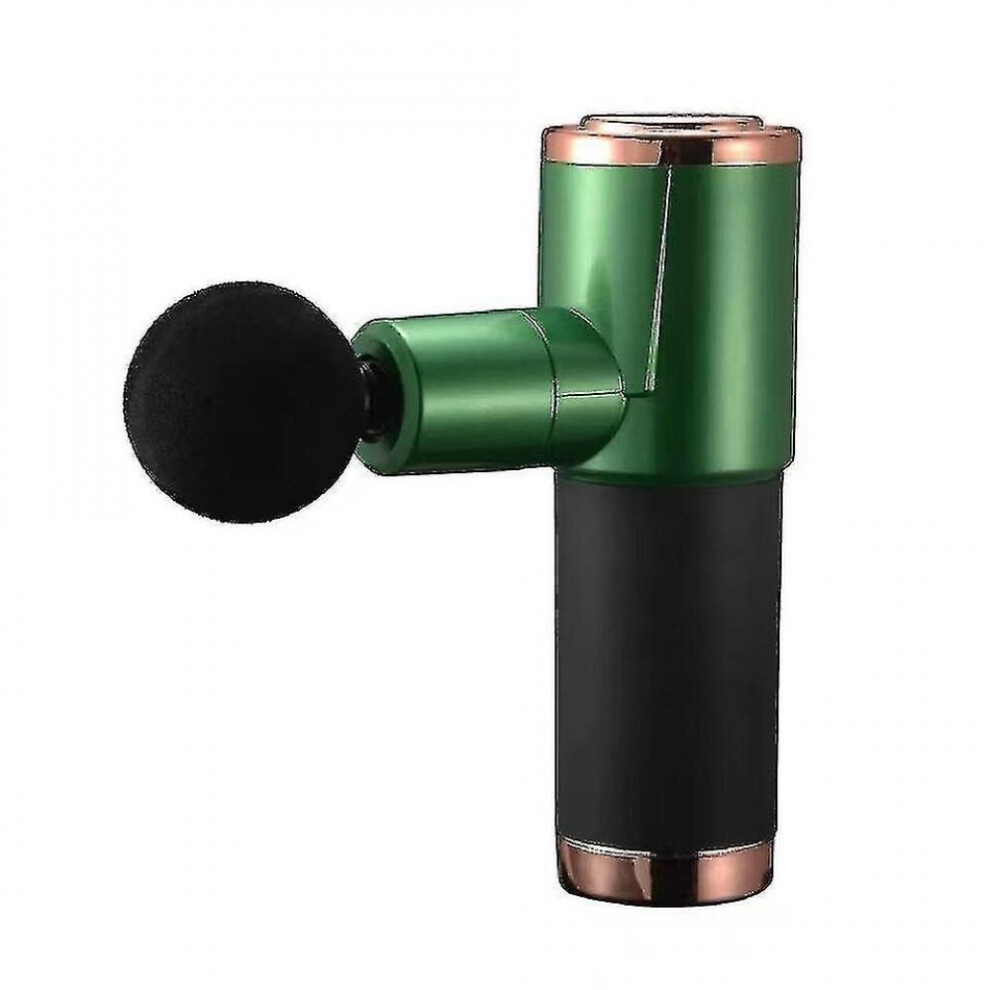 Hkhbjs Green Portable Massage Gun Deep Tissue Percussion Muscle Massager For Pain Relief Fascia Gun Color