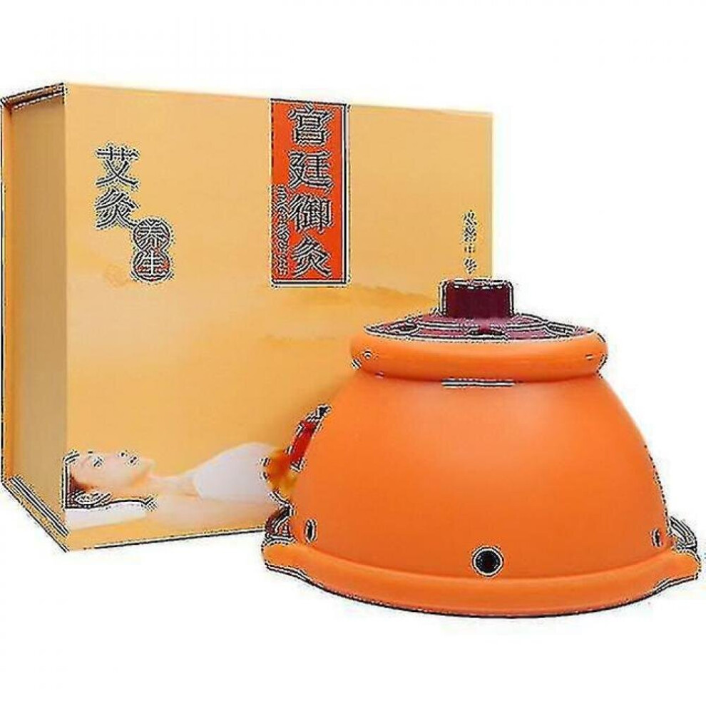 Hkhbjs New Palace Moxibustion Cans Set Breast Navel Smokeless Moxibustion Box Body Massage Moxa Therapy