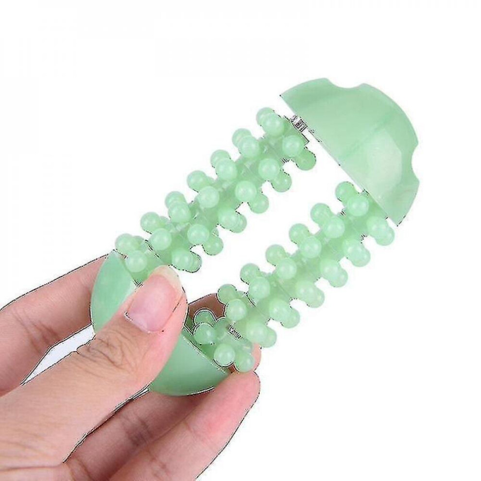Hkhbjs Hand Finger Massager Dual Roller Joint Relaxing Nail Plastic Massage Tool
