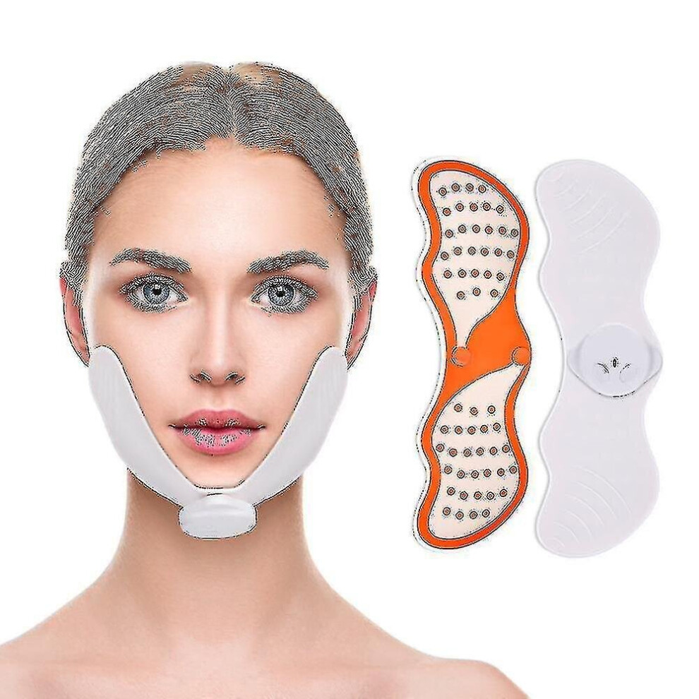 Hkhbjs Ems Face Lifting Massager Electronic Exerciser With Gel Pads Facial Skin Lift Tools|Facial Care Tool