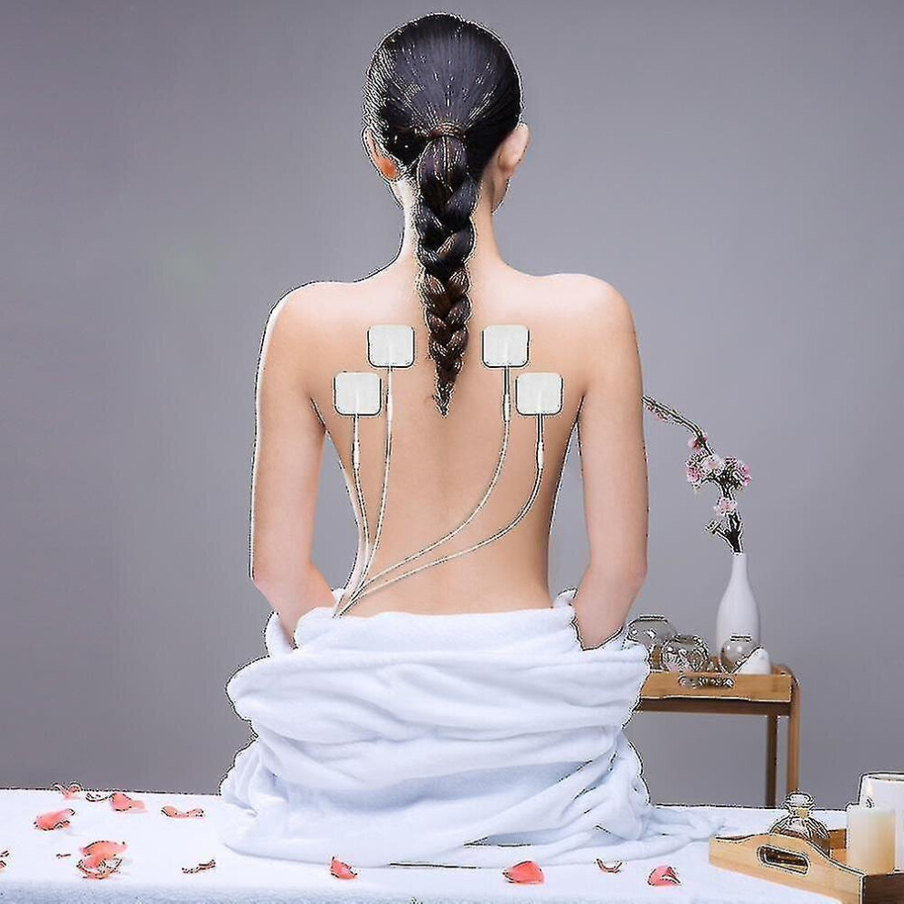 Hkhbjs Self-Adhesive, Reusable Electrode Pads For Massage Therapy