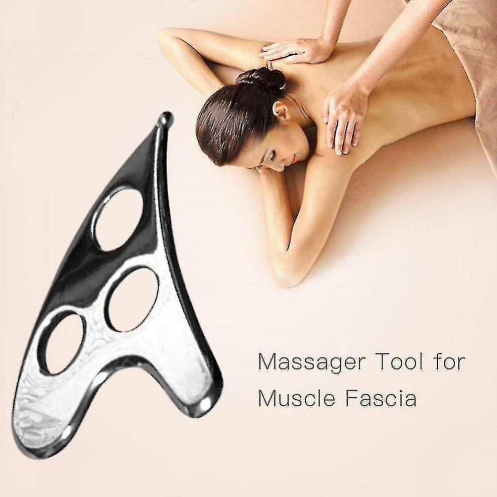 Hkhbjs Body Guasha Board Scrapper Massage Plate Stainless Plate Pain Scraping Care Health Relief Release