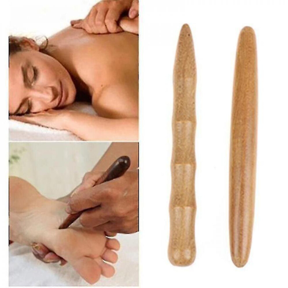 Hkhbjs Wooden Foot Body Massage Stick Relieve Muscle Soreness Relaxing Tool