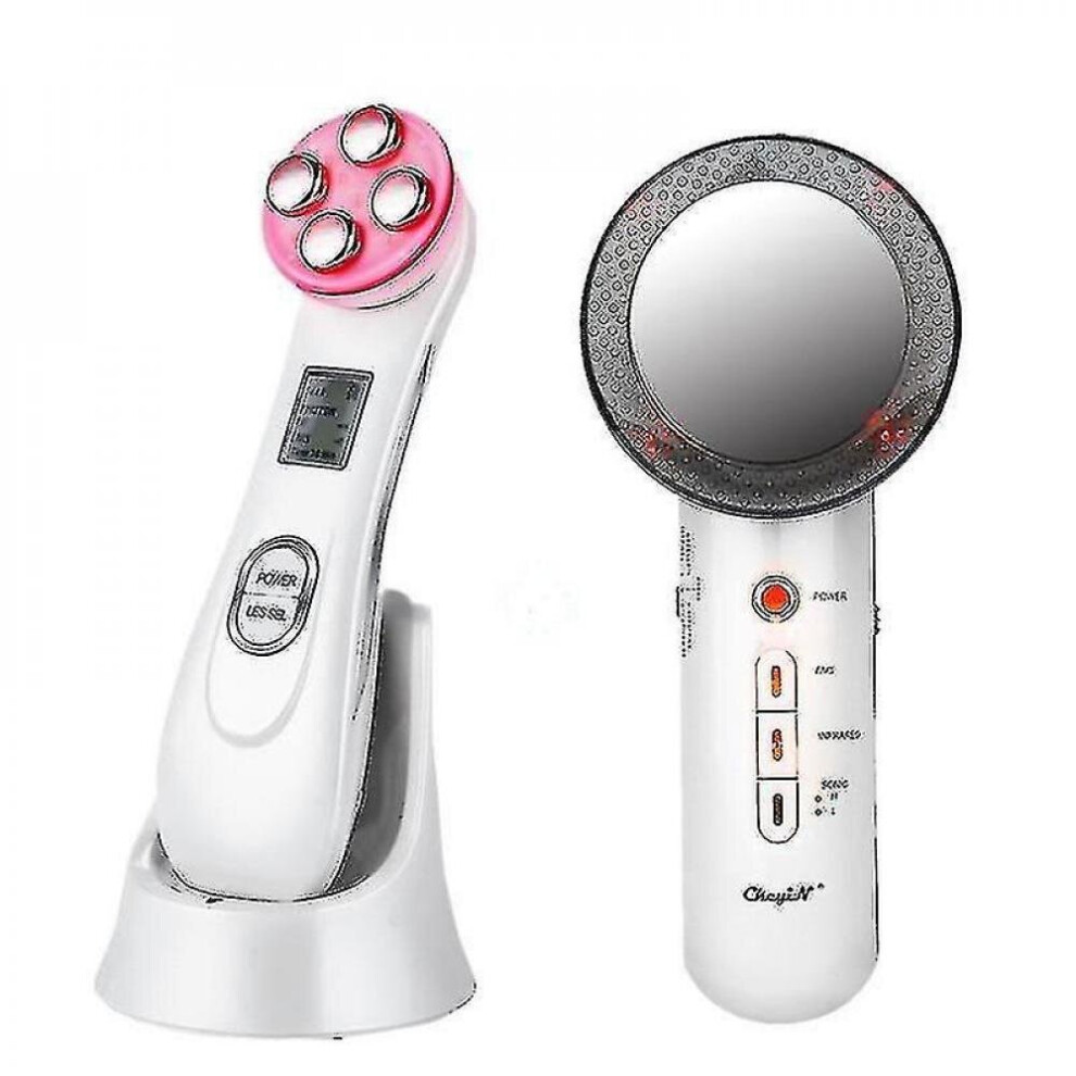 Hkhbjs 2Pcs/Set Rf Ems Led Facial Massager Body Slimming Massager
