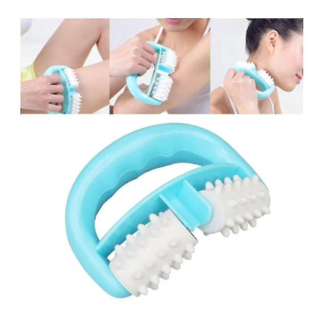Hkhbjs Blue Anti Cellulite D Type Fat Control Roller Massager(Blue)