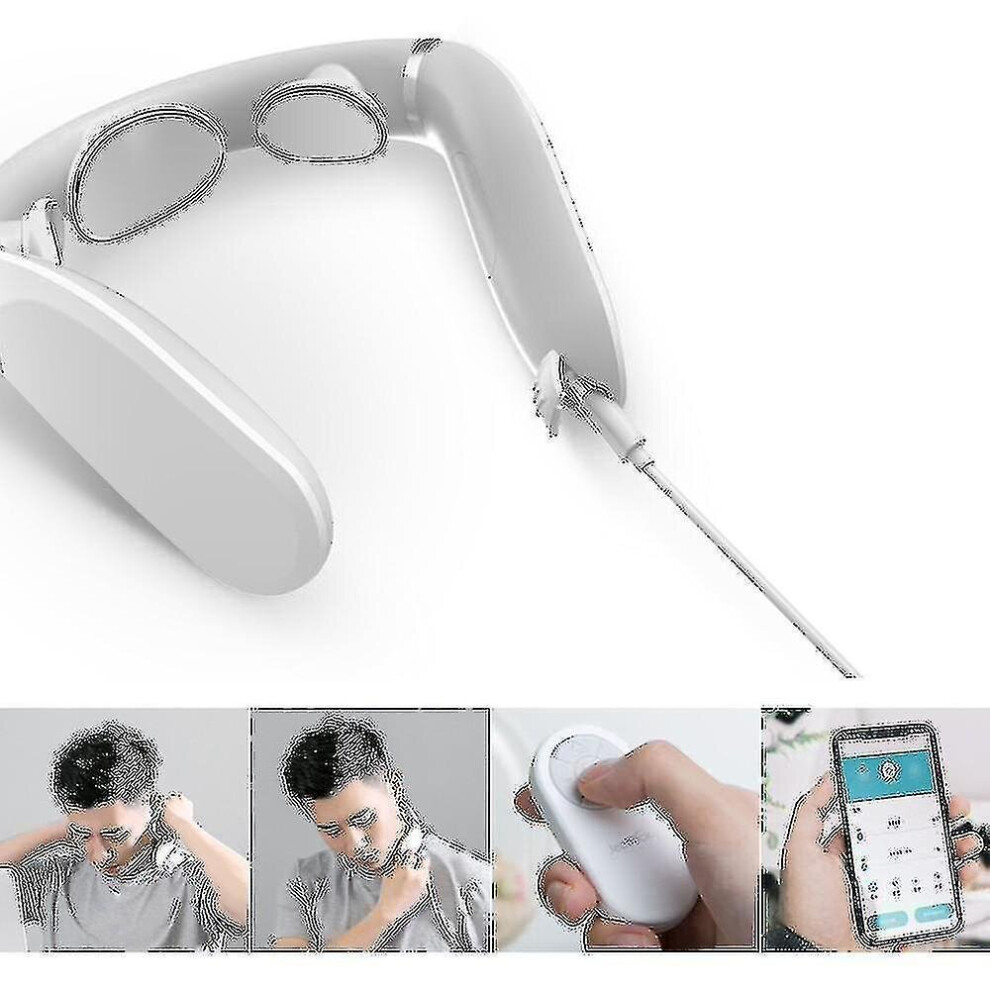 Hkhbjs Black Multifunctional Wireless Spine Neck Massager