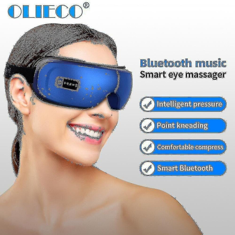 Hkhbjs Rechargeable Eye Therapy Massager Spa Pressure Heating Eye Fatigue Relieve|Eye Massage Instrument