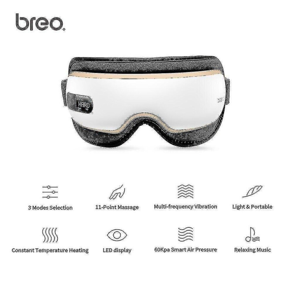Hkhbjs 4D Smart Airbag Vibration Electric Pressure Hot Display Eye Care Device|Eye Massage Instrument