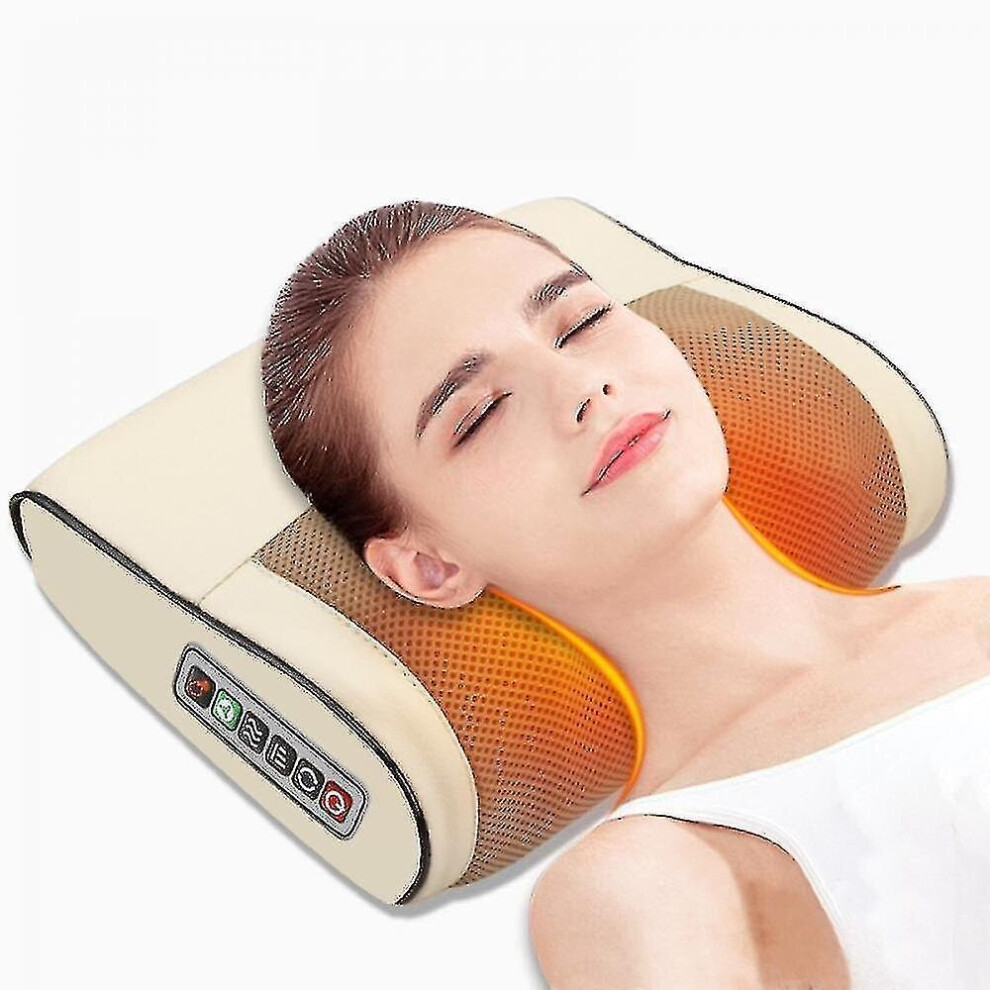 Hkhbjs Infrared Heating Electric Massage Pillow For Neck And Shoulder