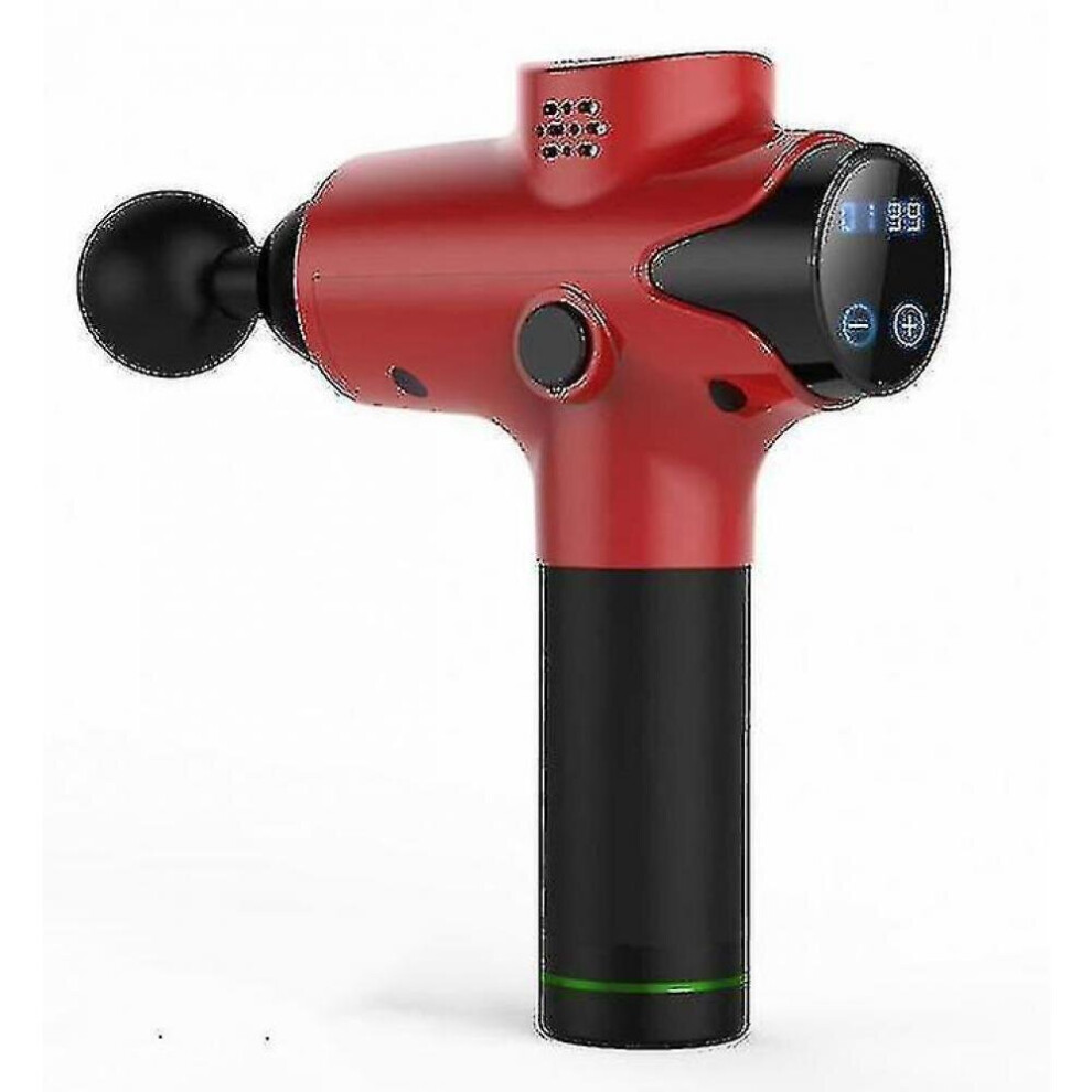 Hkhbjs Red Muscle Relaxer Fascia Gun Electric Fitness Deep Vibrator Massage Gun